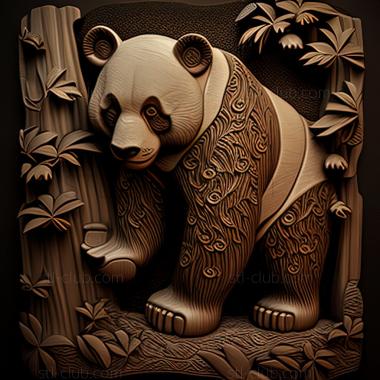 3D model st Mei Xiang famous animal (STL)